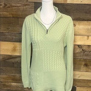 Karen Scott Light Green Sweater